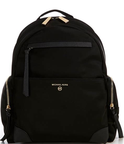 nylon backpack michael kors|Michael Kors large nylon backpack.